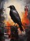 Diamond Art Kit for Adults – Crow Design, 5D Animal Diamond Painting Kit, Diamond Dots Crystal Art for Home Wall Decor & Gifts – 12x16 Inch